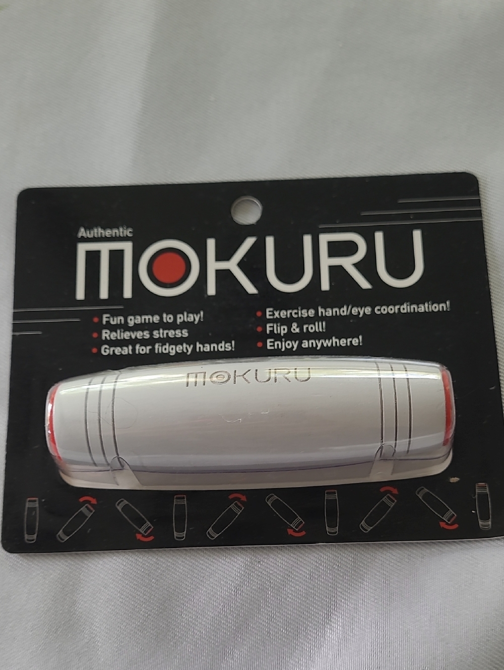 Flip Toy Roller - White and Red